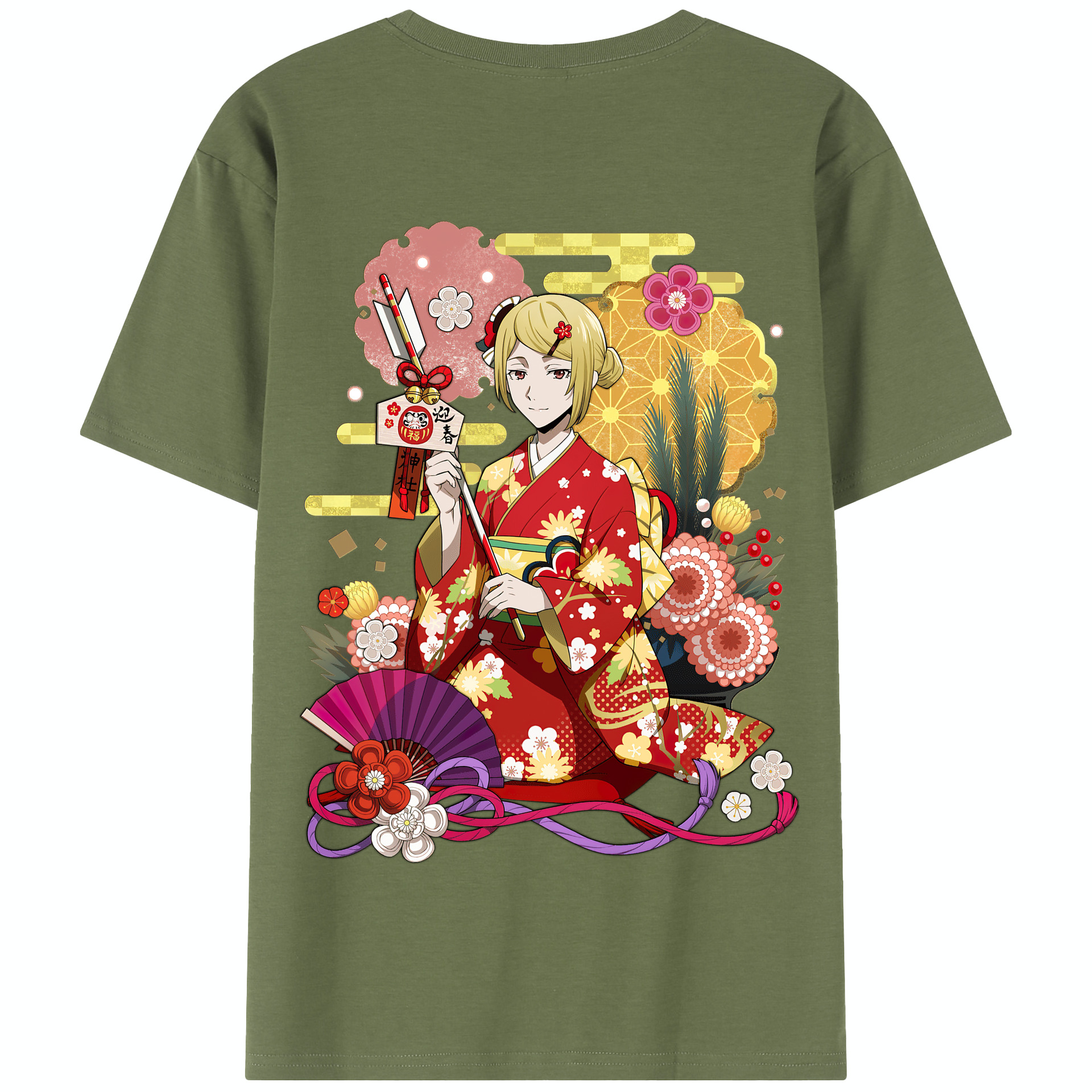 （画像用） 文豪ストレイドッグス Bungo Stray Dogs 綿100％半袖Tシャツ（背面プリント）